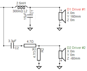 Crossover circuit diagram