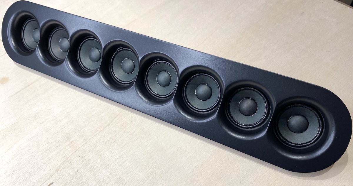 Baffle front view.