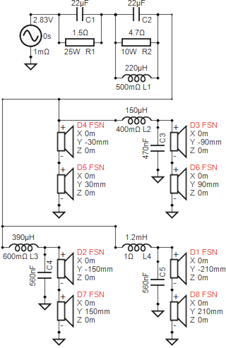 Crossover circuit diagram