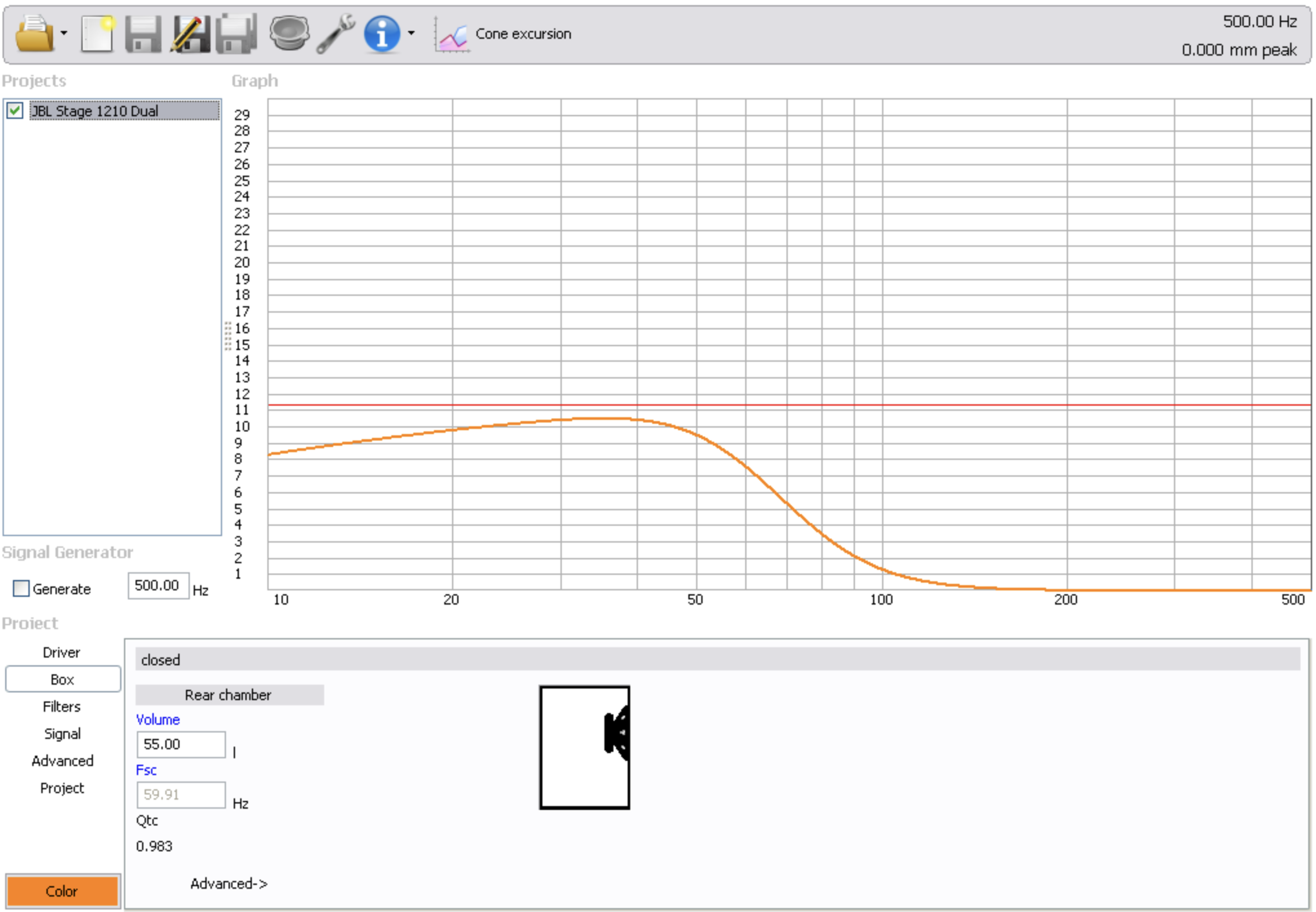 There are software applications that can help you simulate subwoofer behavior.